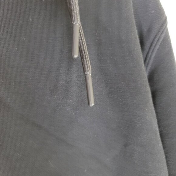 Scotch & Soda Men's Logo Hoodie Sz Small Black Pullover Sweatshirt - Picture 10 of 14